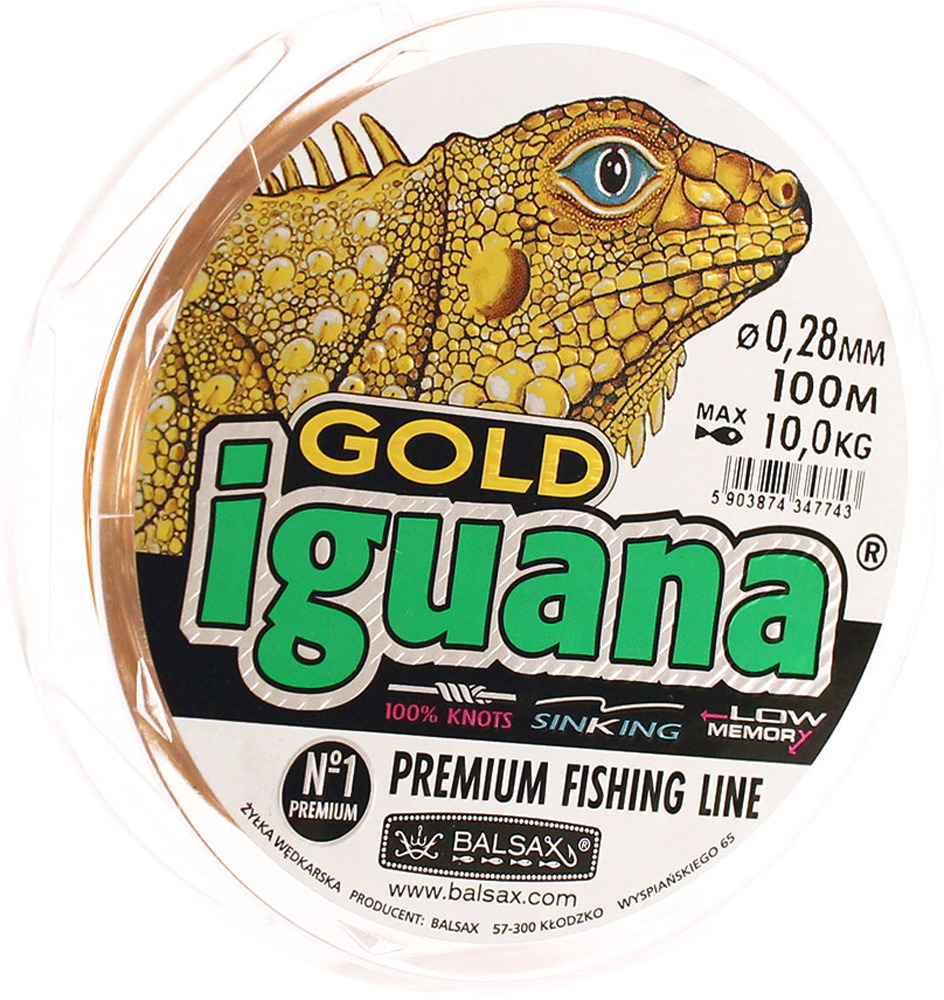 фото Леска Balsax Iguana Gold, 100 м, 0,28 мм, 10,0 кг