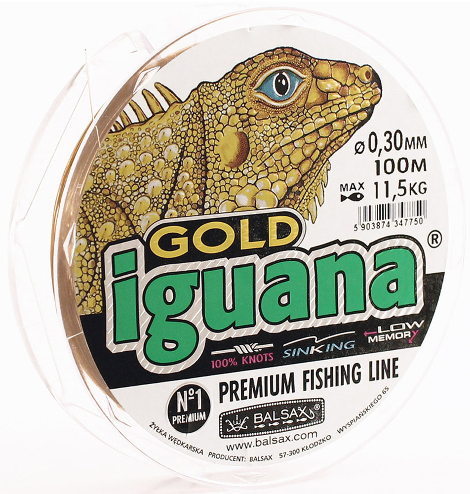 фото Леска Balsax Iguana Gold, 100 м, 0,30 мм, 11,5 кг