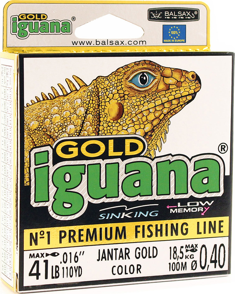 фото Леска Balsax Iguana Gold, 100 м, 0,40 мм, 18,5 кг