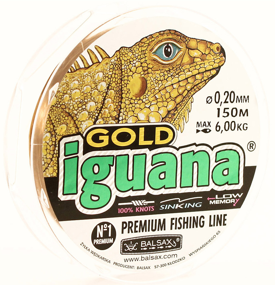 фото Леска Balsax Iguana Gold, 150 м, 0,20 мм, 6,0 кг