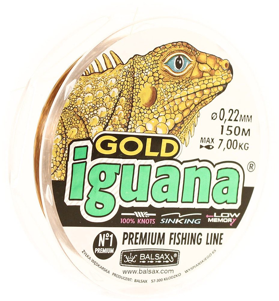 фото Леска Balsax Iguana Gold, 150 м, 0,22 мм, 7,0 кг