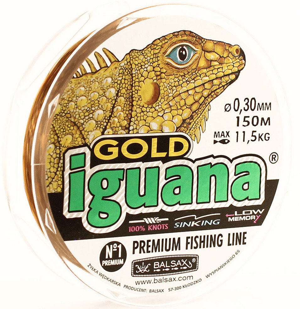 фото Леска Balsax Iguana Gold, 150 м, 0,30 мм, 11,5 кг