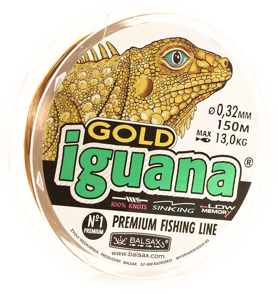 фото Леска Balsax Iguana Gold, 150 м, 0,32 мм, 13,0 кг