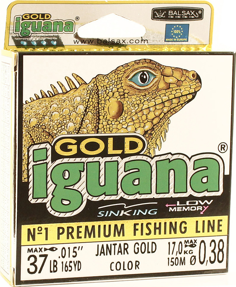 фото Леска Balsax Iguana Gold, 150 м, 0,38 мм, 17,0 кг