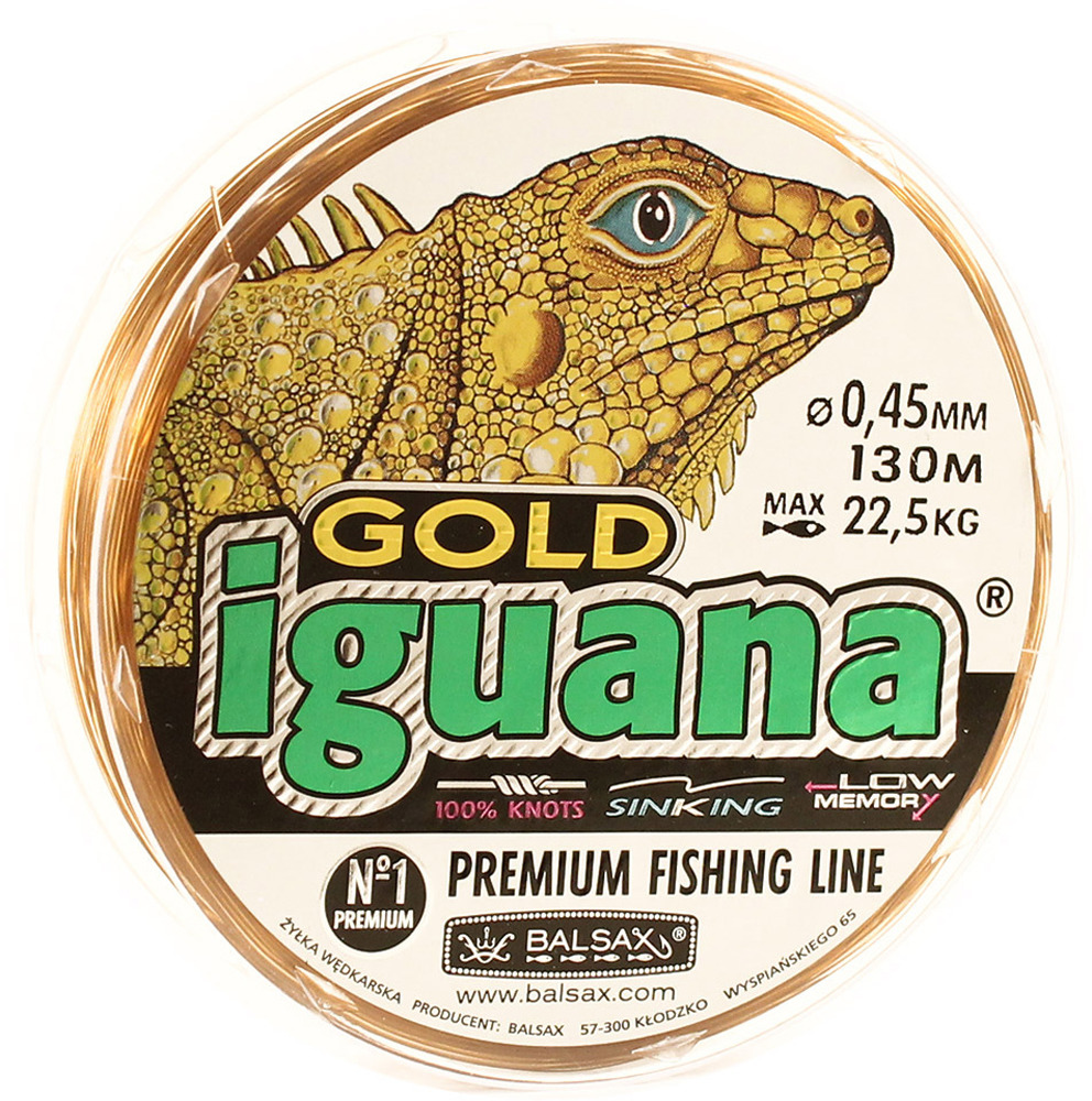 фото Леска Balsax Iguana Gold, 130 м, 0,45 мм, 22,5 кг