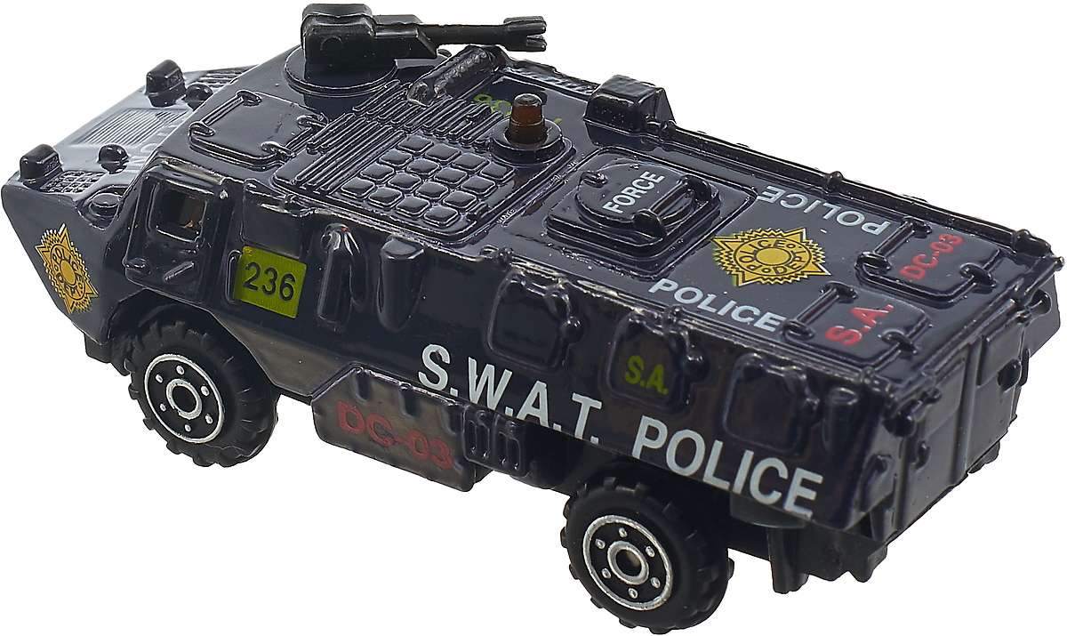 фото Машинка Pioneer Toys S.W.A.T. Police 236, цвет: темно-синий