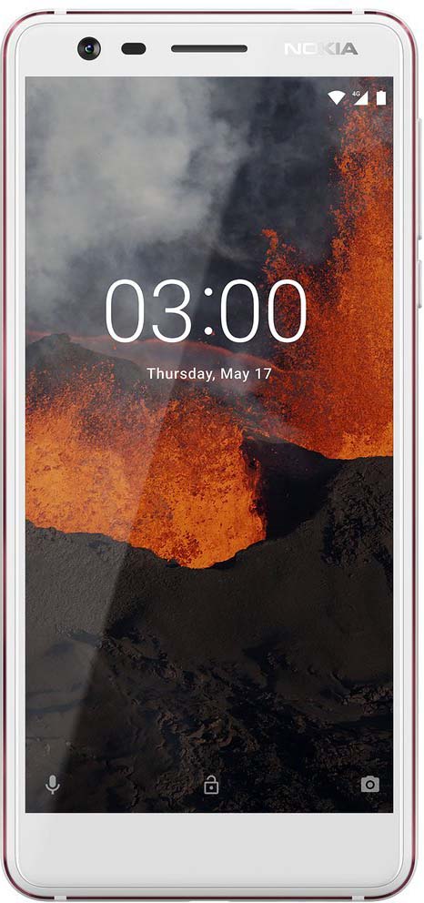 фото Смартфон Nokia 3.1 DS, 16 ГБ, белый