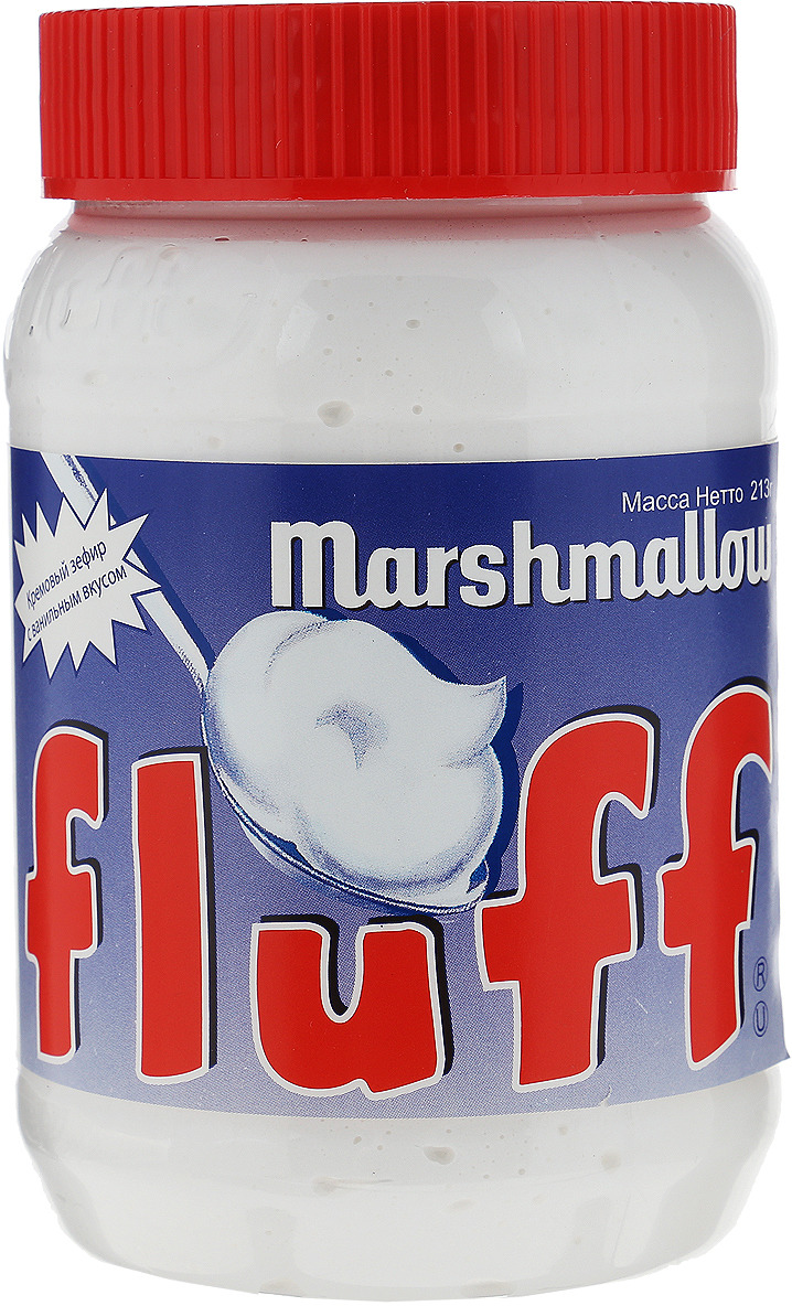 фото Fluff зефир кремовый "Marshmallow" с ванильным вкусом, 213 г