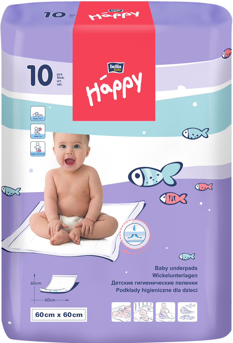 фото Пеленка одноразовая Bella baby Happy