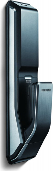 фото Биометрический дверной замок Samsung SHS-P718 XBK/EN, цвет: серый металлик
