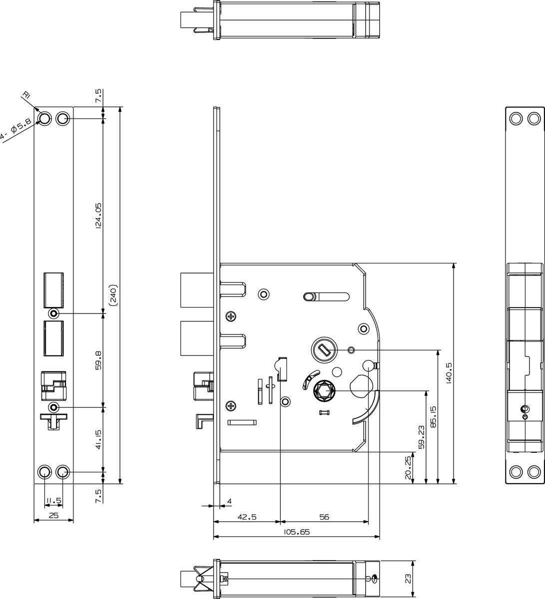 фото Биометрический дверной замок Samsung SHS-P718 XBK/EN, цвет: серый металлик