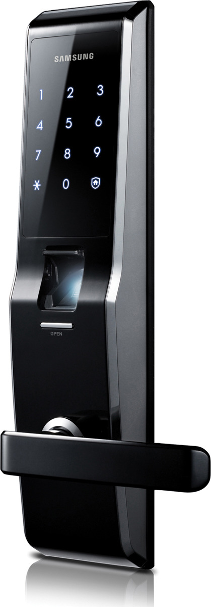 фото Биометрический дверной замок Samsung SHS-H705 FBK/EN (5230), цвет: черный