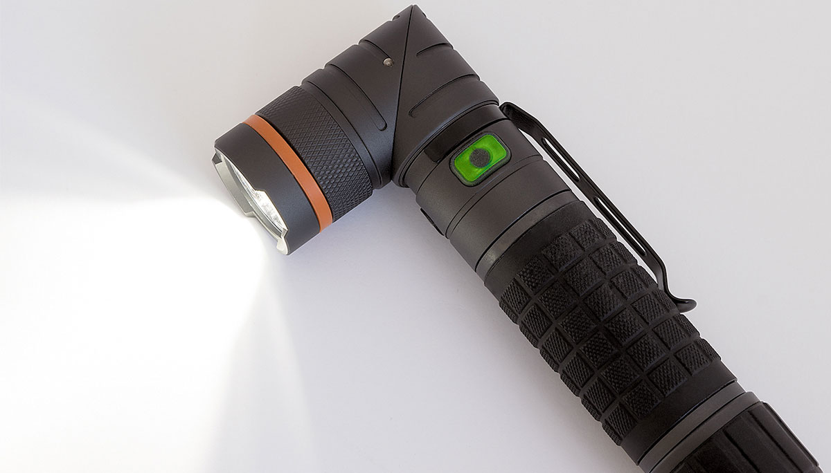 фото Ручной фонарь Яркий луч Periscope UV, с поворачивающейся головой