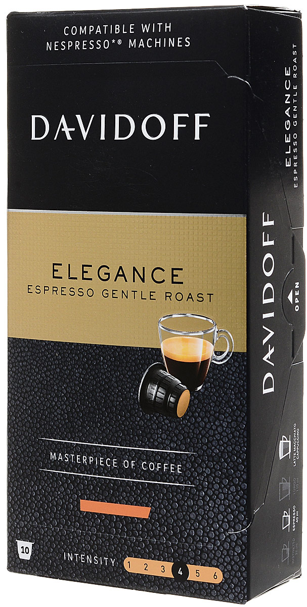 фото Davidoff Cafe Elegance Espresso кофе в капсулах, 10 шт