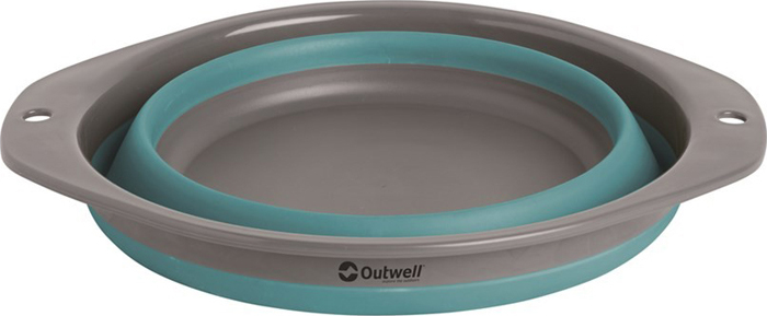 фото Миска походная Outwell Collaps Bowl, складная, цвет: темно-бирюзовый, 10,5 х 27,8 см. 650703
