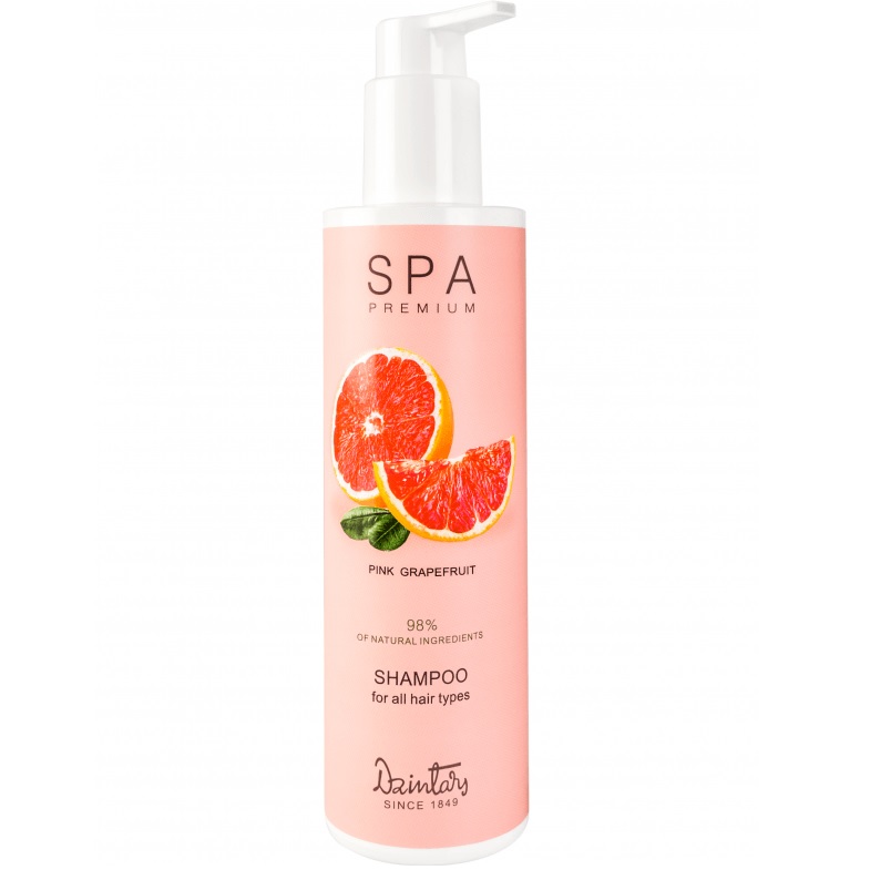 Шампунь Dzintars SPA Premium, для любого типа волос, аромат розовый грейпфрут, 250 мл