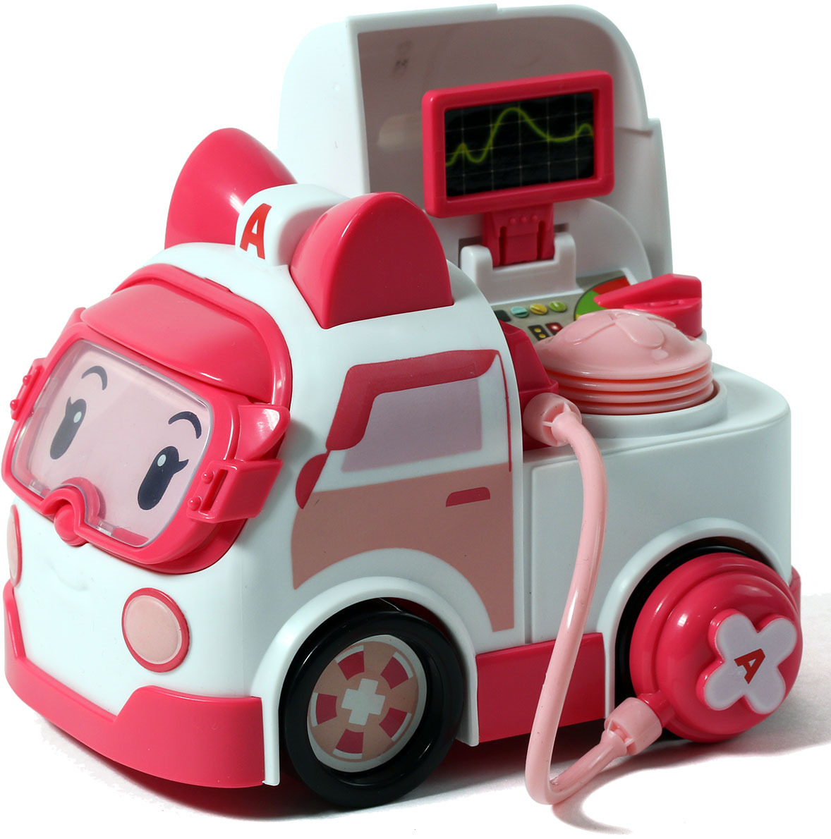 фото Игровой набор Robocar Poli "Машинка Эмбер с аксессуарами"