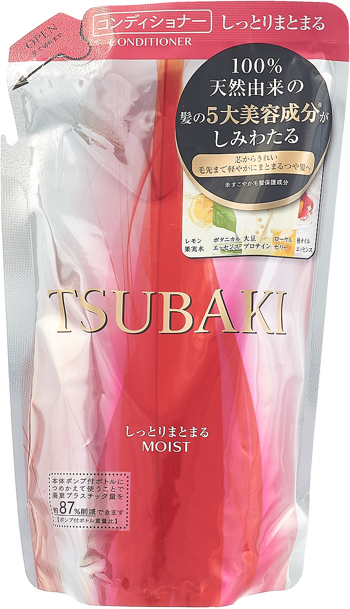 фото Кондиционер для волос Shiseido Tsubaki Moist, увлажняющий, с маслом камелии, 330 мл