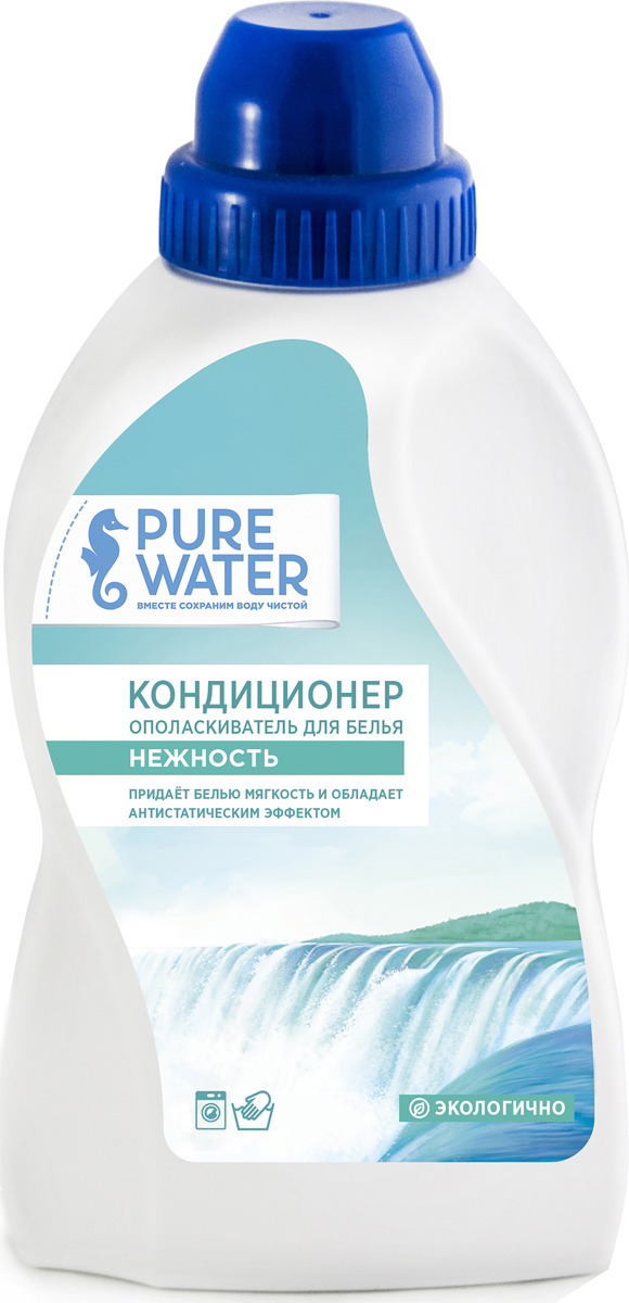 фото Кондиционер для белья Pure Water "Нежность", гипоаллергенный, 480 мл