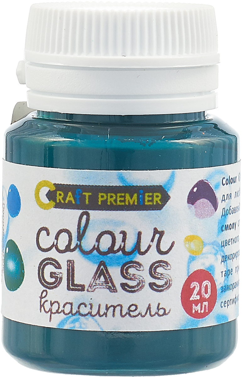 фото Краситель для эпоксидных смол Craft Premier "Colour Glass. Бирюза", 25 мл