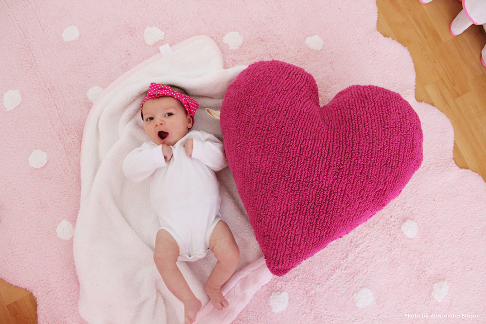 фото Коврик для детской Lorena Canals Biscuit, цвет: розовый, 1,6 х 1,2 м