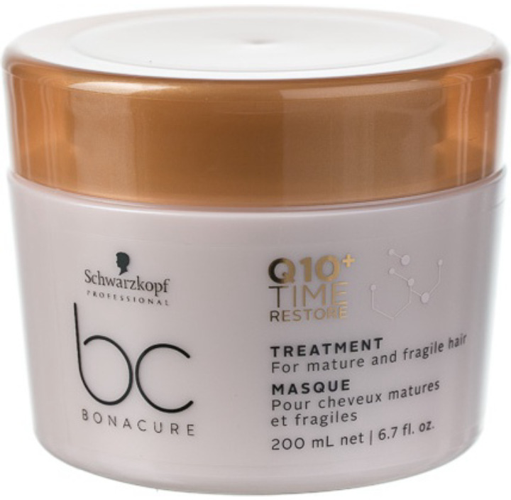 фото Маска для волос смягчающая Schwarzkopf Professional Bonacure "Q10+ Time Restore", 200 мл