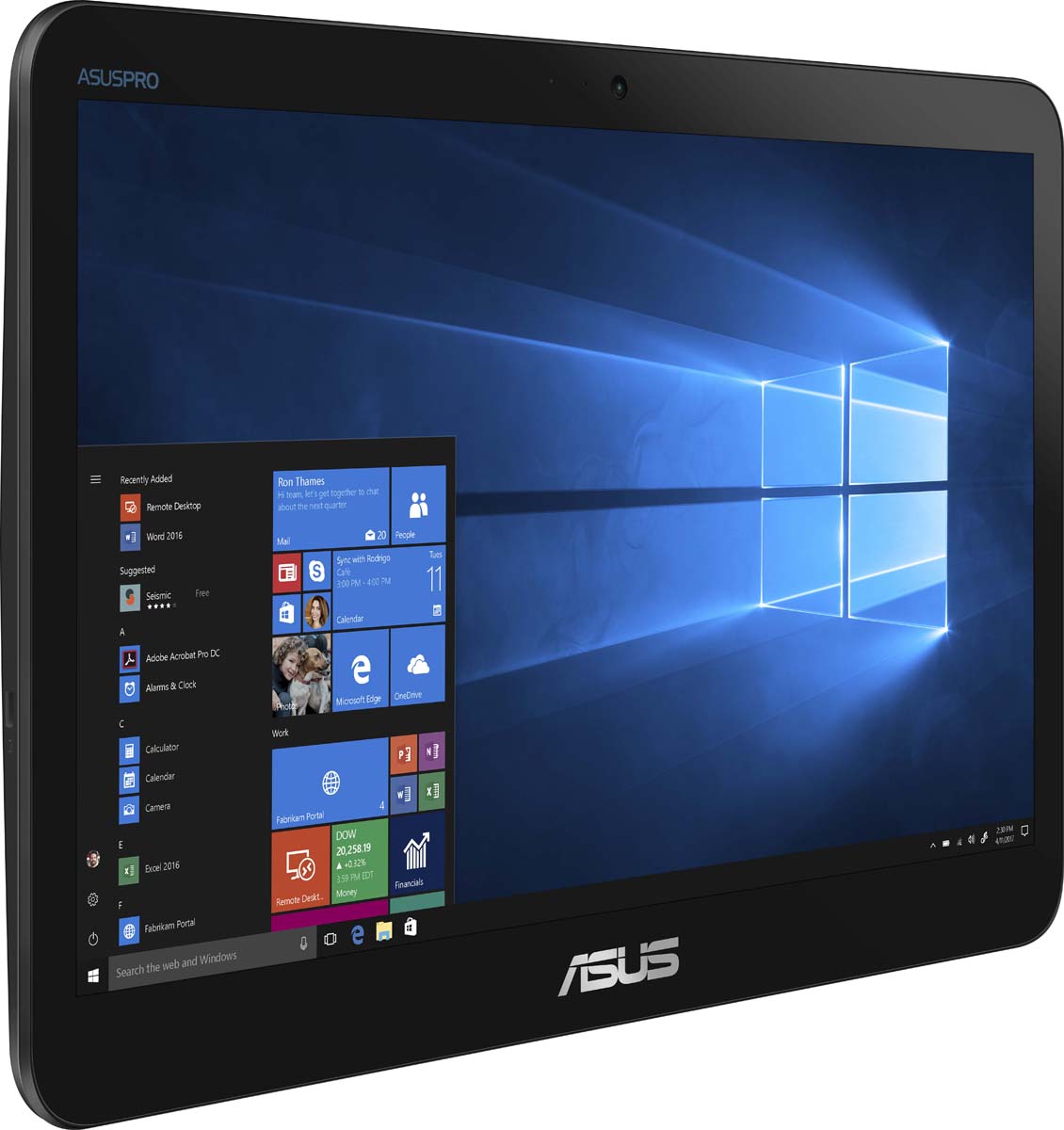 фото Моноблок ASUS AiO V161GAT, 90PT0201-M01980, 15.6", черный