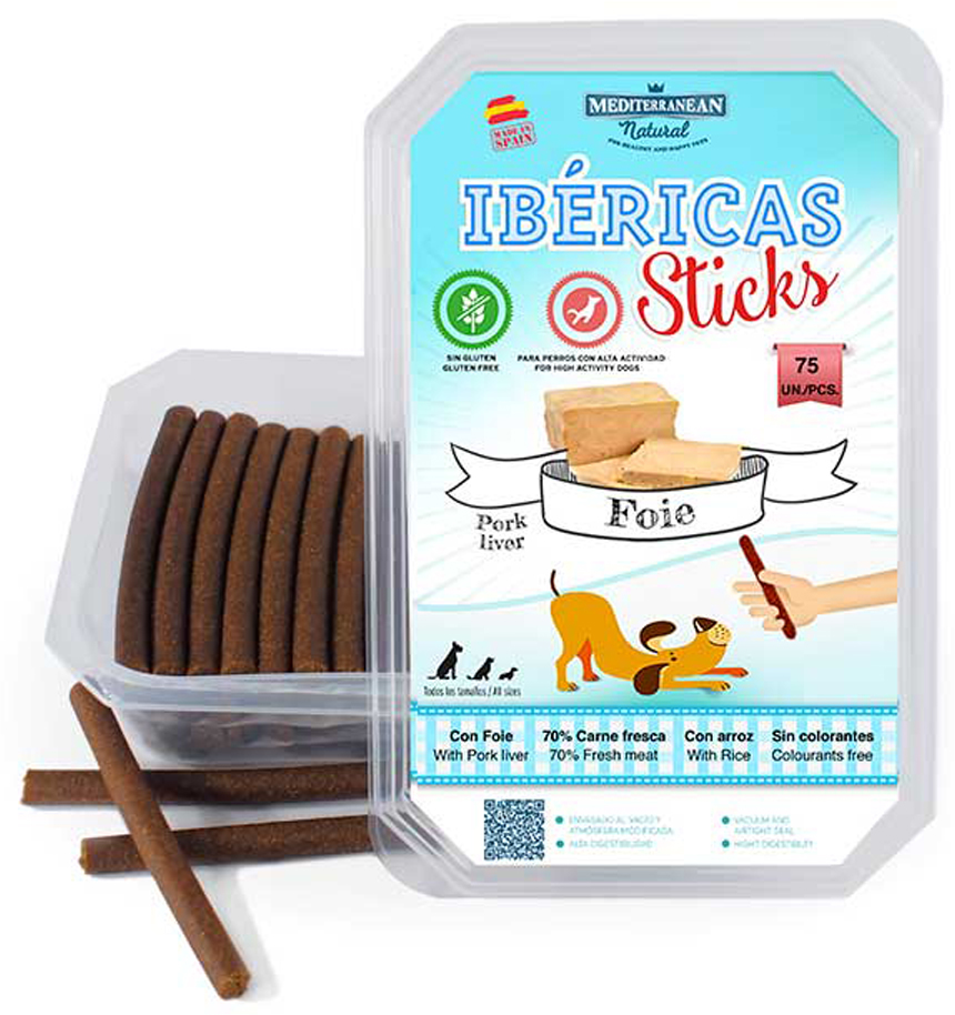 фото Лакомство для собак Mediterranean Ibericas Sticks, палочки из печени, 900 г