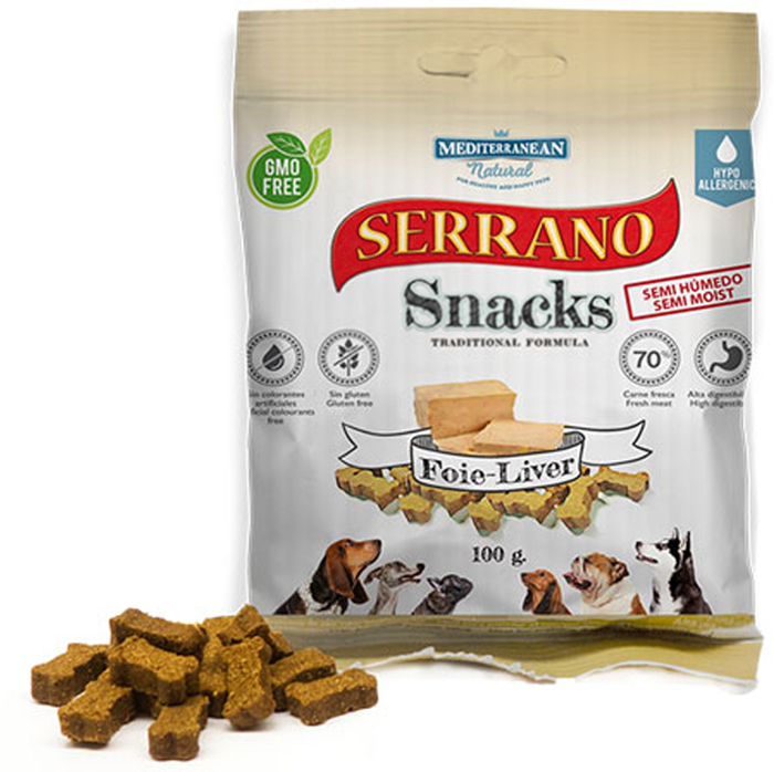 фото Лакомство для собак Mediterranean Serrano Snacks, с высокой активностью, 100 г