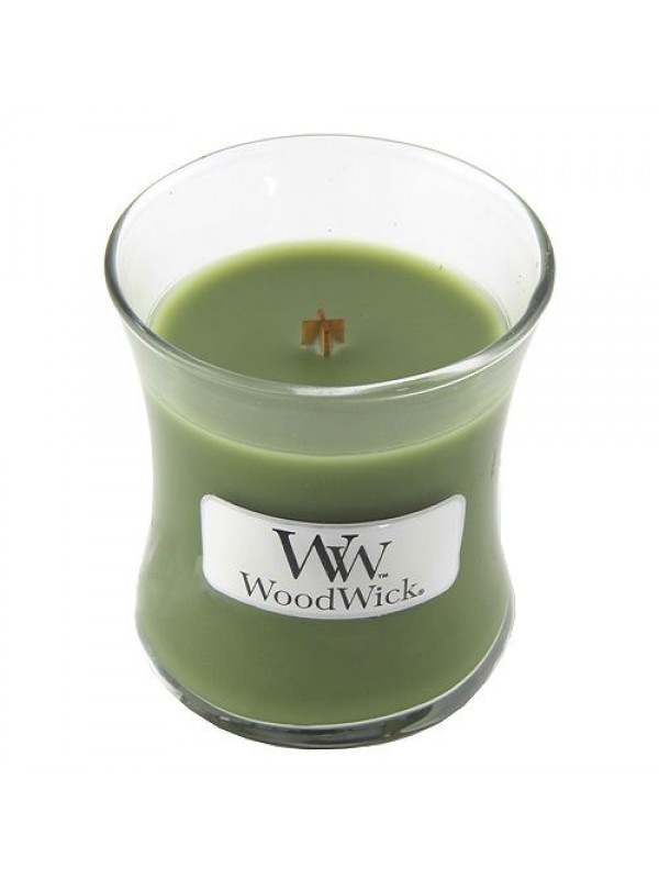 фото Ароматическая свеча Woodwick Evergreen, маленькая