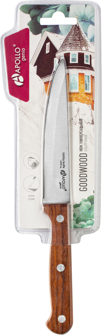 фото Кухонный нож Apollo Home & Decor CDW-04, коричневый