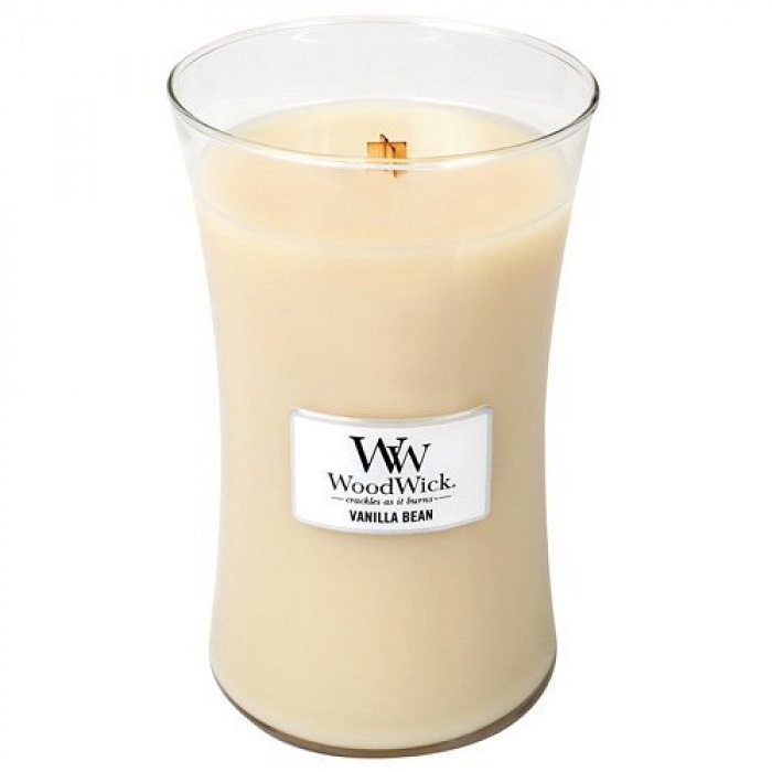 фото Ароматическая свеча Woodwick "Натуральная ваниль", большая