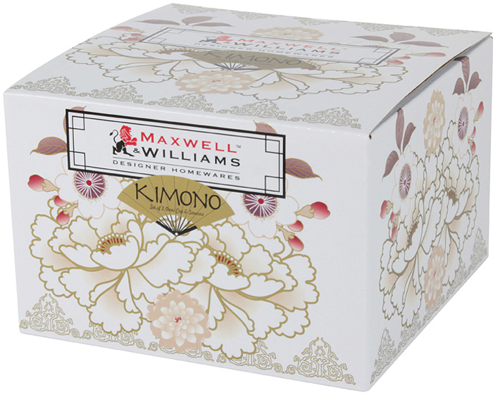 фото Набор чайный Maxwell & Williams "Кимоно", цвет: белый, 4 предмета