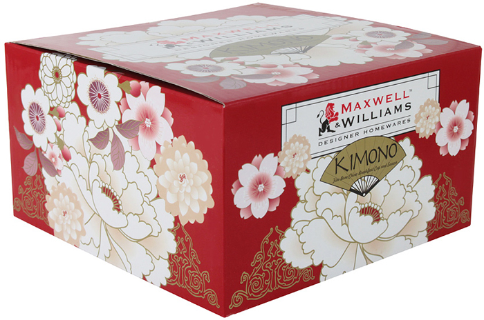 фото Чайная пара Maxwell & Williams "Кимоно", цвет: красный, 480 мл, 2 предмета