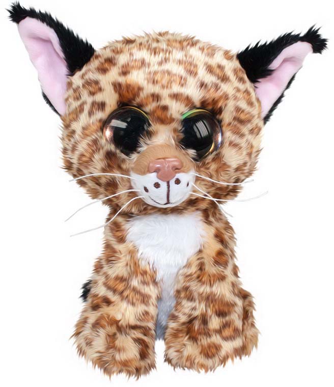 фото Мягкая игрушка Lumo "Рысенок Lynx", цвет: коричневый, 15 см