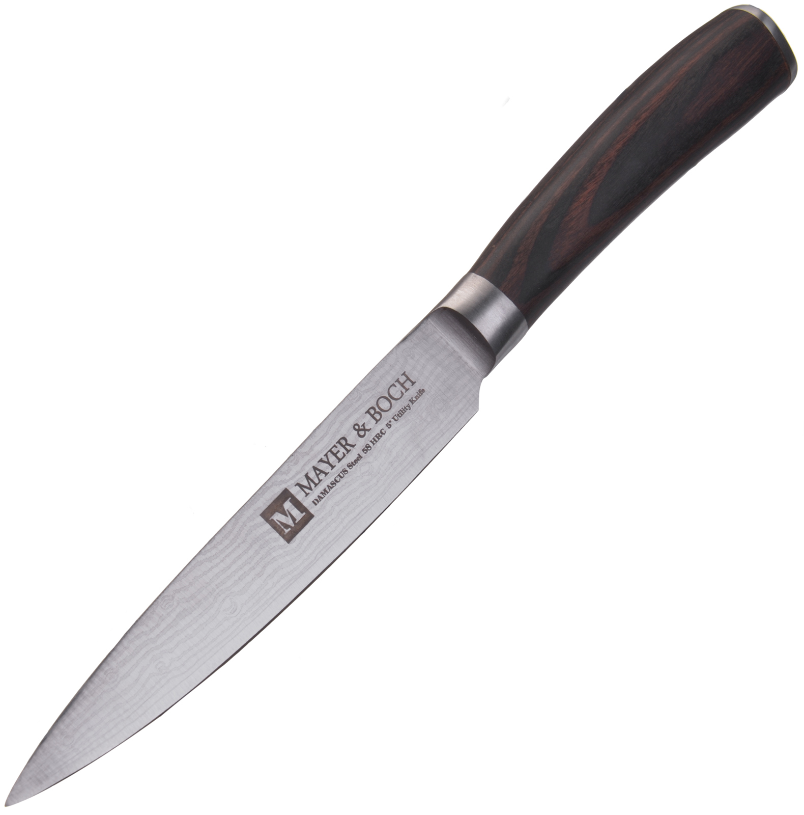 фото Нож универсальный Mayer & Boch Modest, цвет: коричневый, серебристый, длина лезвия 12,7 см