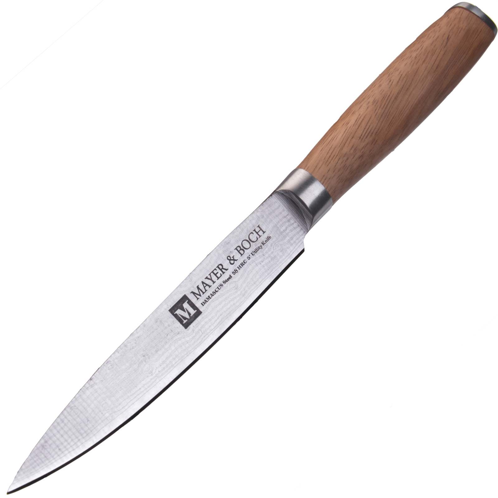 фото Нож разделочный Mayer & Boch Zenon, цвет: коричневый, серебристый, длина лезвия 12,7 см