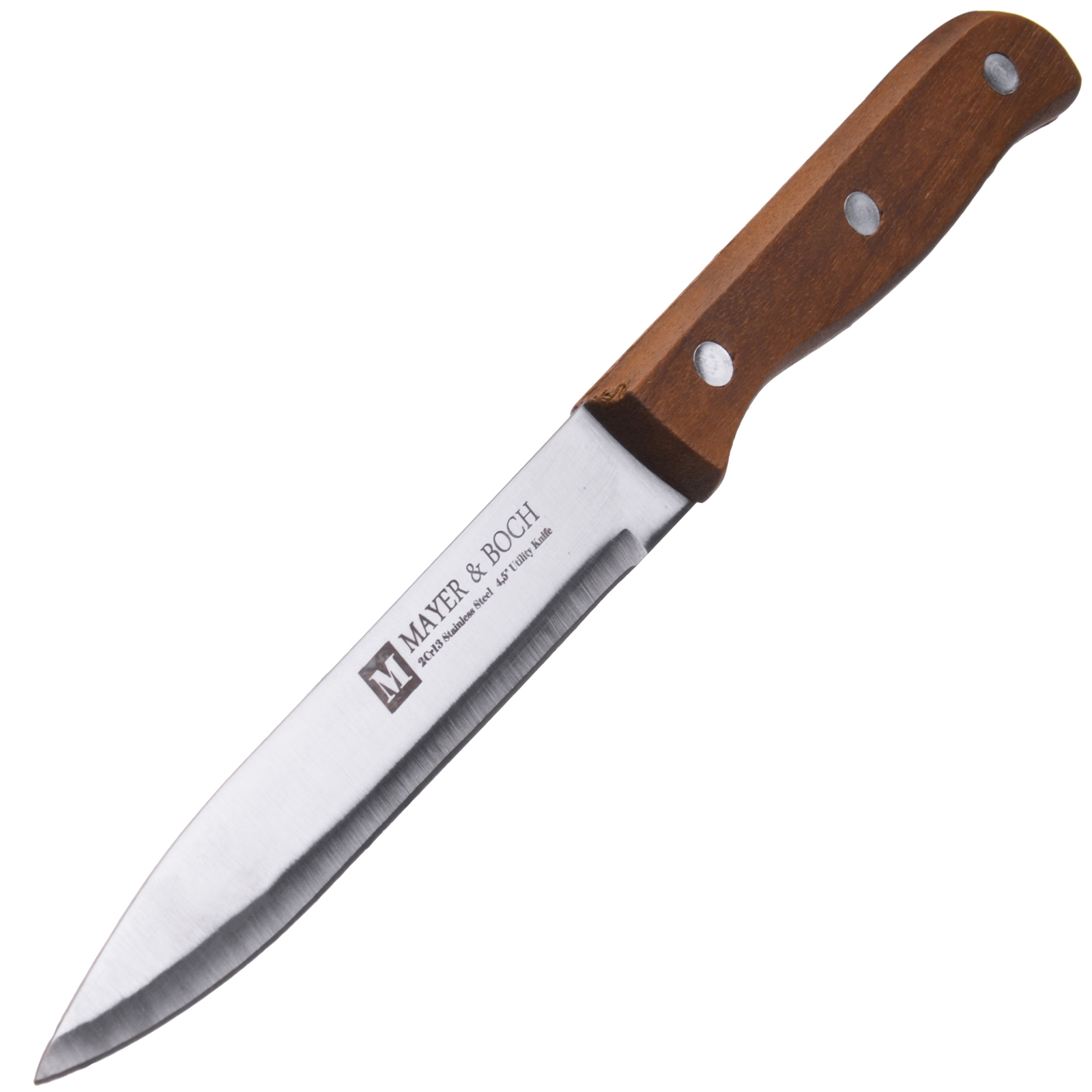 фото Нож универсальный Mayer & Boch Classic, цвет: коричневый, серебристый, длина лезвия 11,5 см