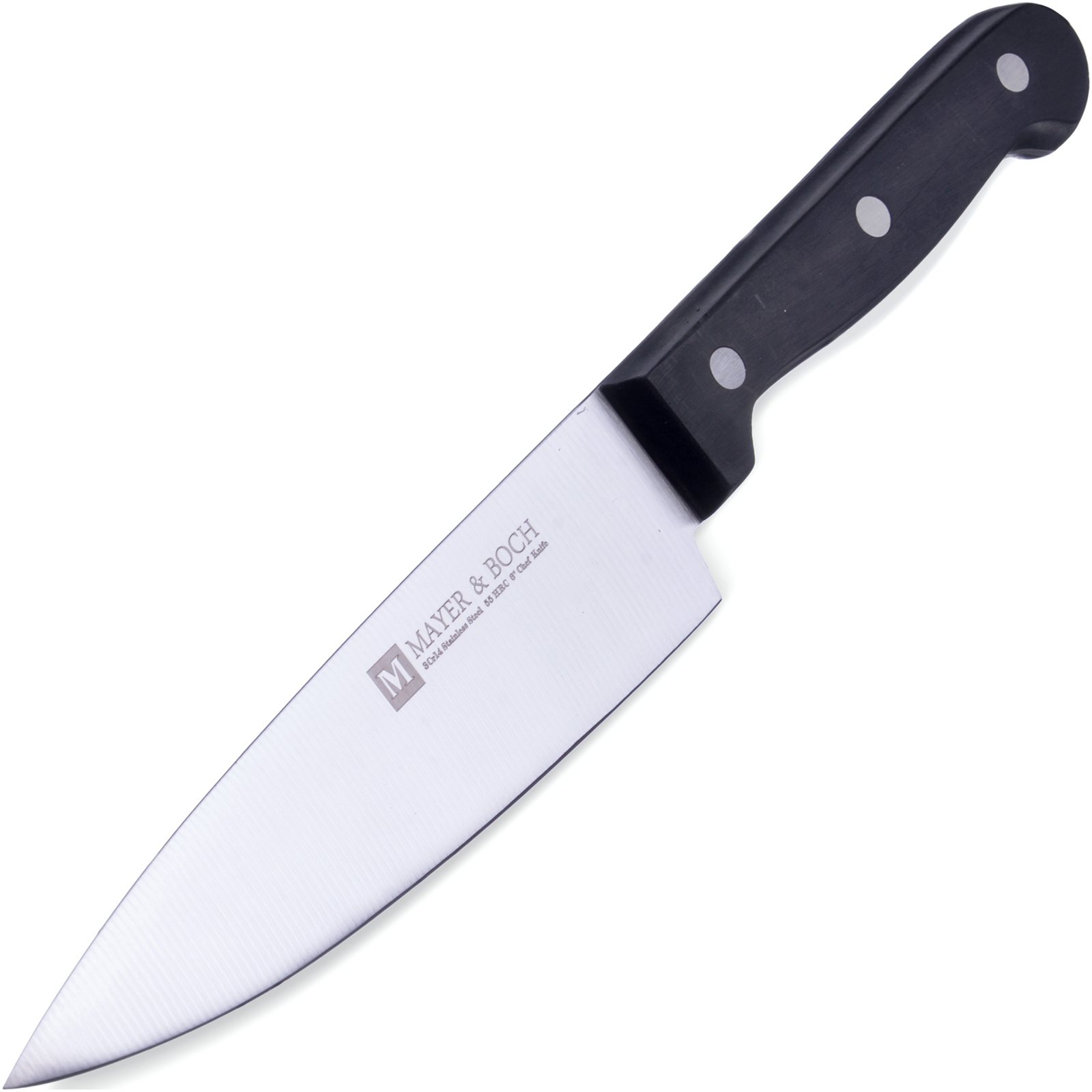 фото Нож поварской Mayer & Boch Maryam, цвет: серебристый, черный, длина 27,9 см