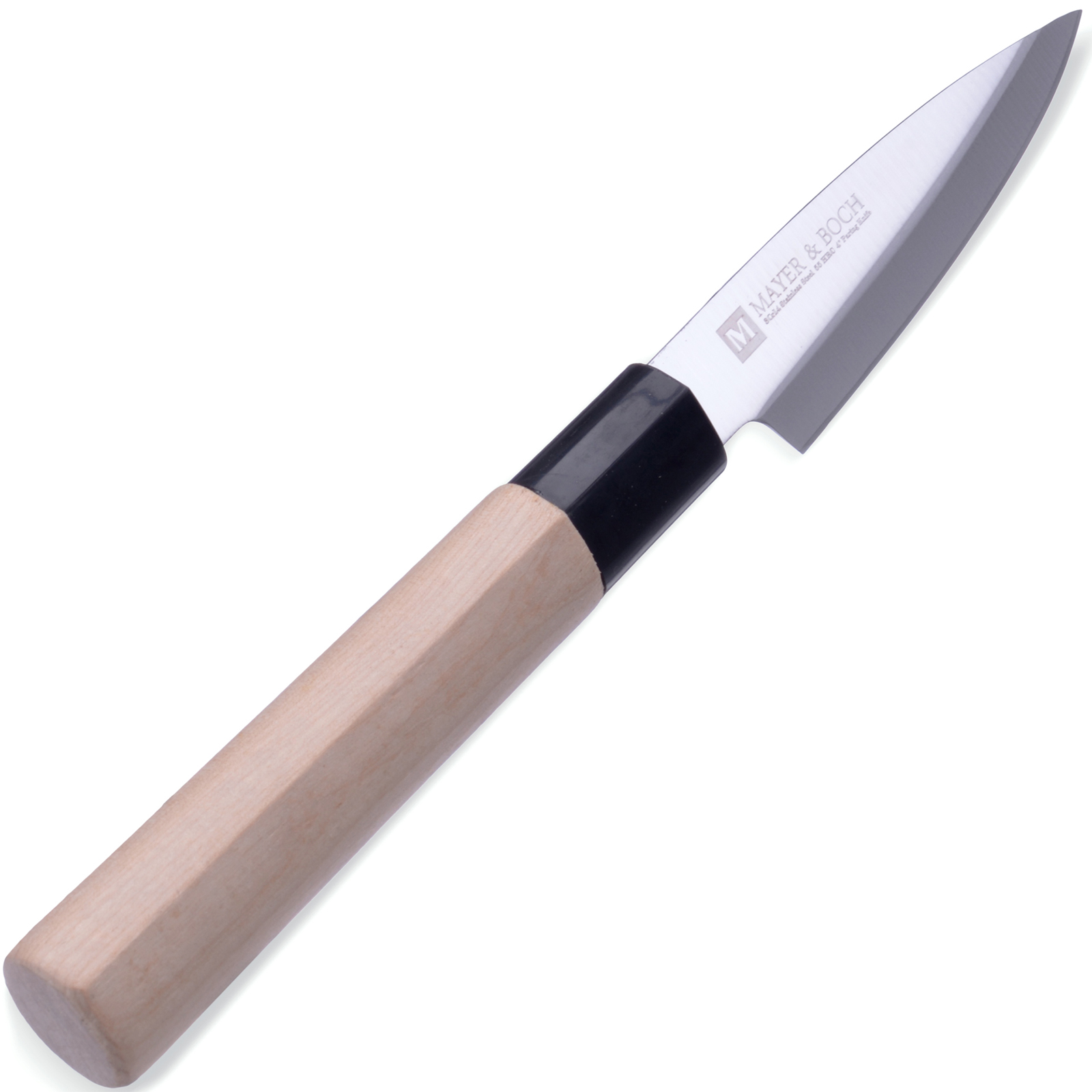 фото Нож универсальный Mayer & Boch Kyoto, цвет: бежевый, серебристый, длина лезвия 10,5 см