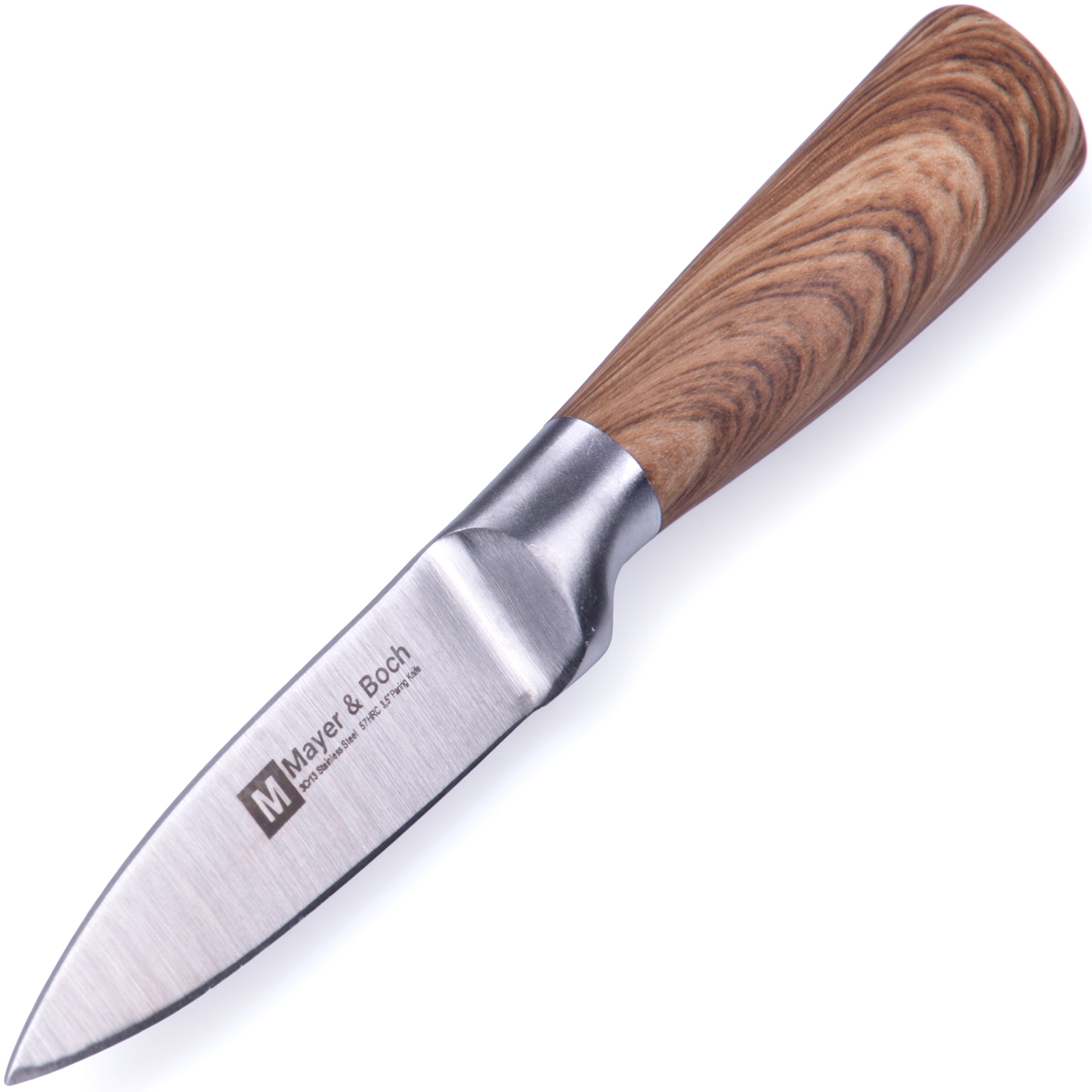 фото Нож разделочный Mayer & Boch Amati, цвет: серебристый, коричневый, длина лезвия 8,5 см