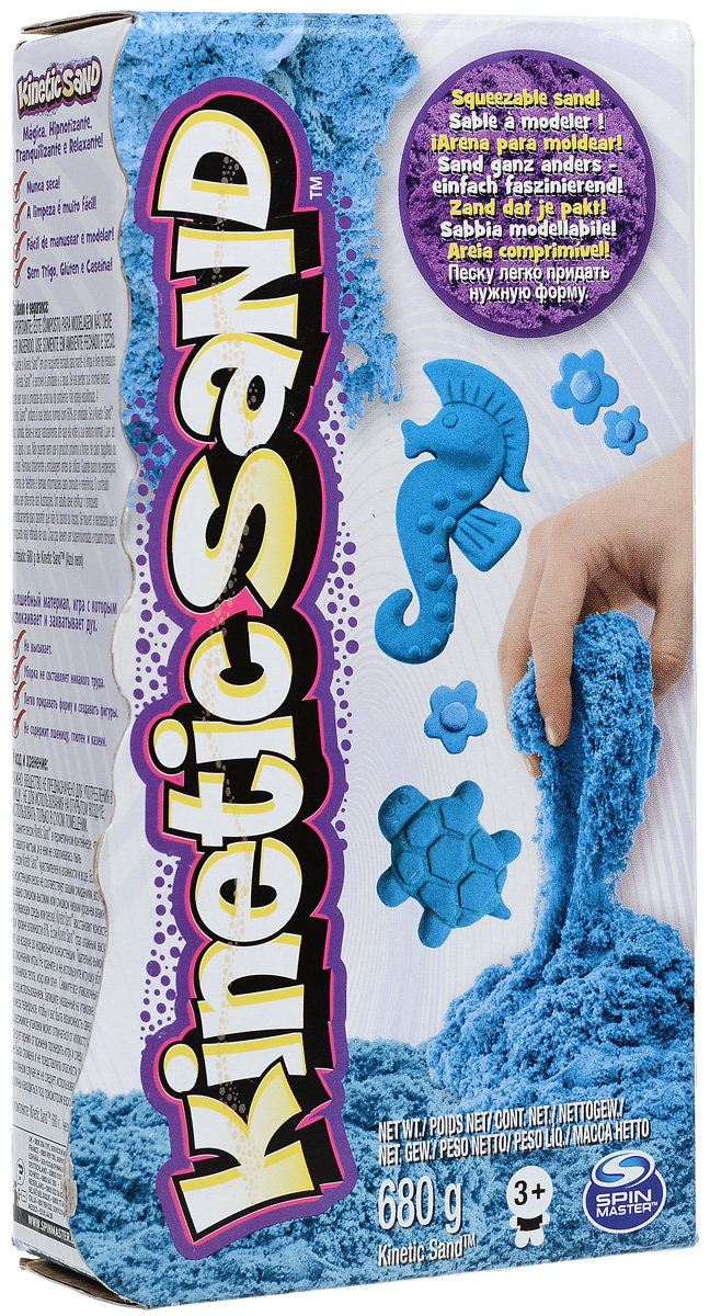 фото Kinetic Sand Кинетический песок цвет синий 680 г