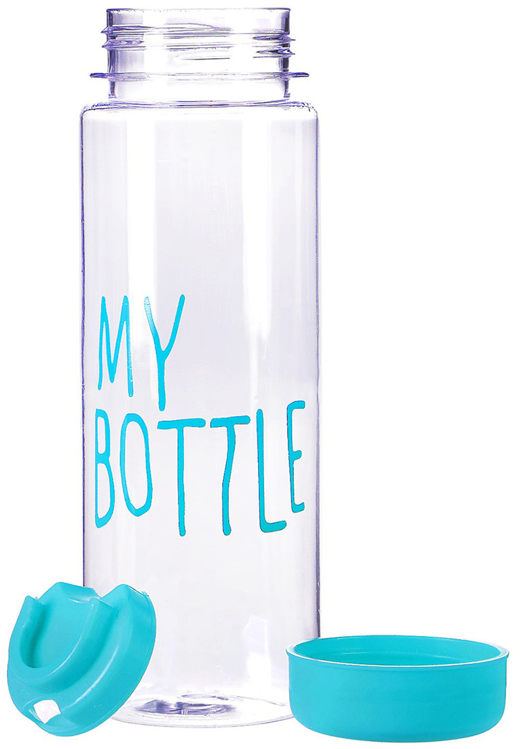 фото Бутылка для воды My Bottle, в мешке, цвет: голубой, 500 мл