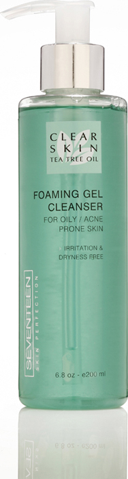 фото Очищающая пенка-гель с маслом чайного дерева Seventeen Clear Skin Foaming Gel Cleanser, 200 мл