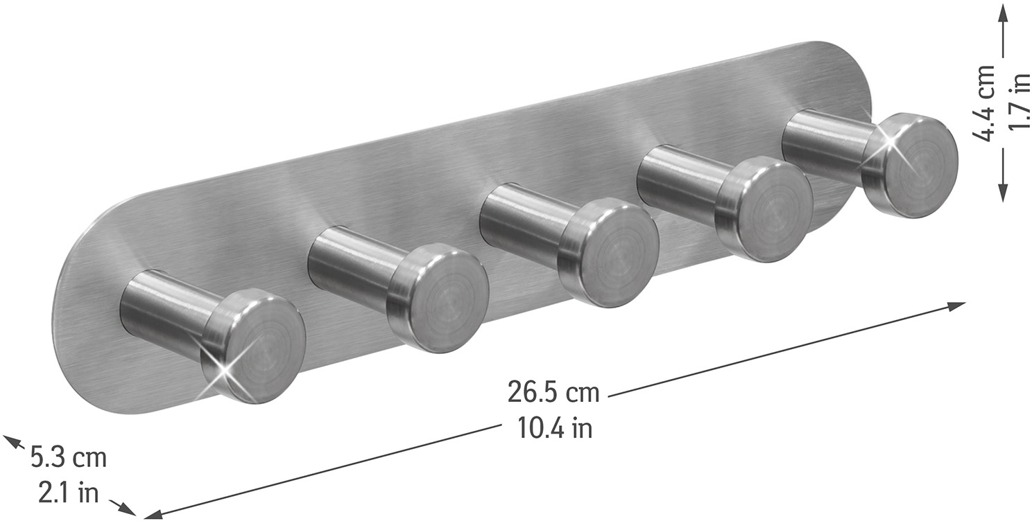 Планка для полотенец Tatkraft Ring Lock 17276 с 4 крючками