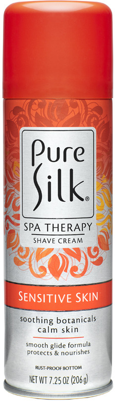 фото Крем-пена для бритья Barbasol Pure Silk Sensitive Skin Therapy Shave Cream, для чувствительной кожи, 206 г