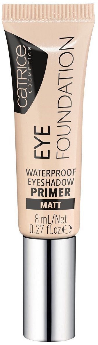 Праймер под тени для век Catrice Eye Foundation Waterproof Eyeshadow Primer, водостойкий, оттенок 010, 8 мл