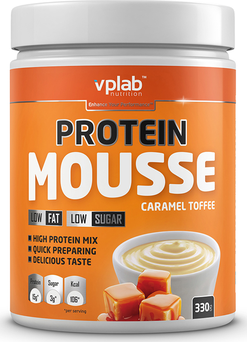 фото Протеин Vplab "Mousse", карамель, 330 г Vplab nutrition