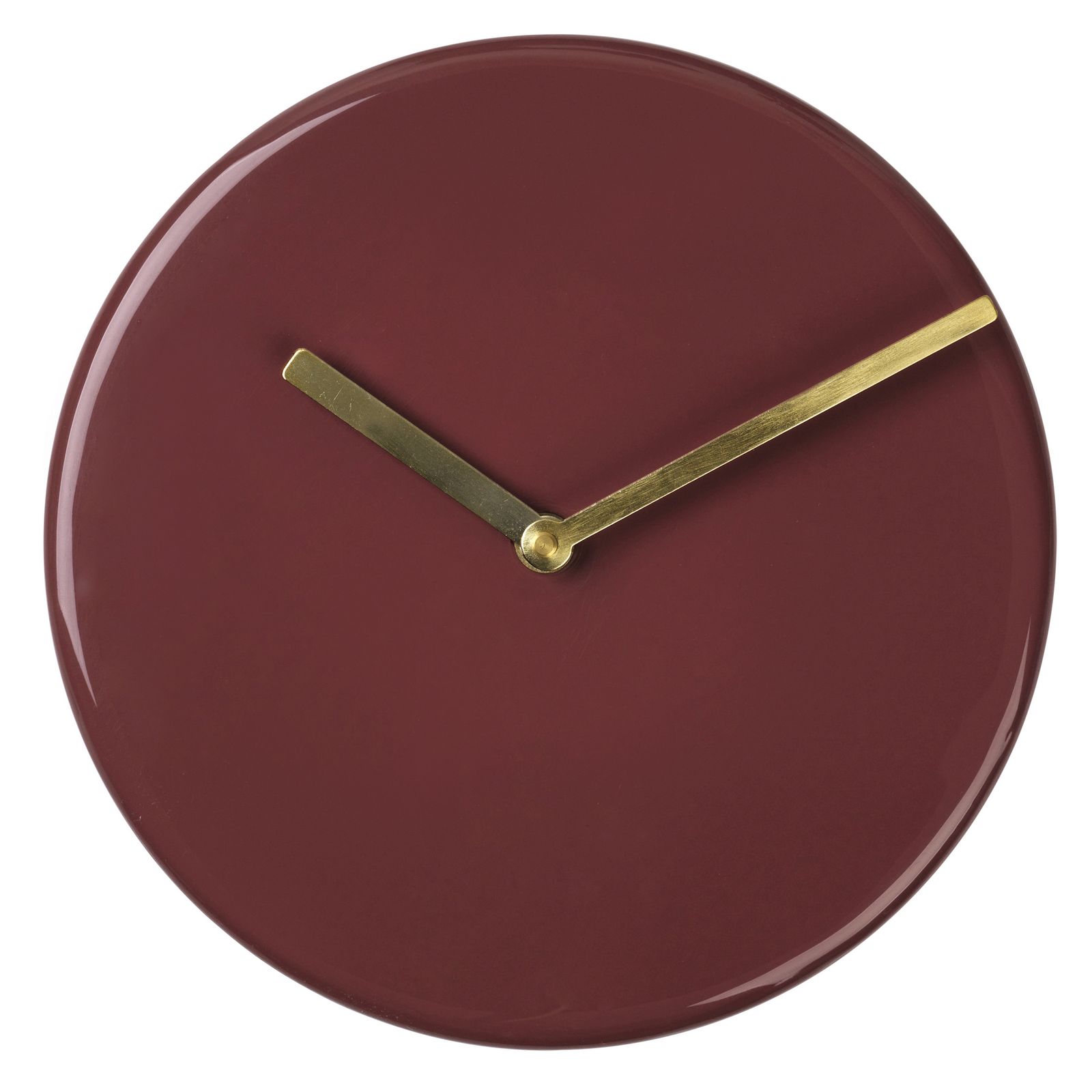 фото Часы настенные Broste Round, цвет: красный, 20х3х20 см. 71123085