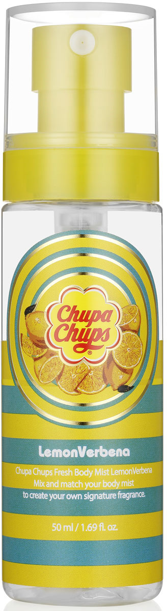 фото Кислотный мист для тела Chupa Chups, с ароматом LemonVerbena, 50 мл